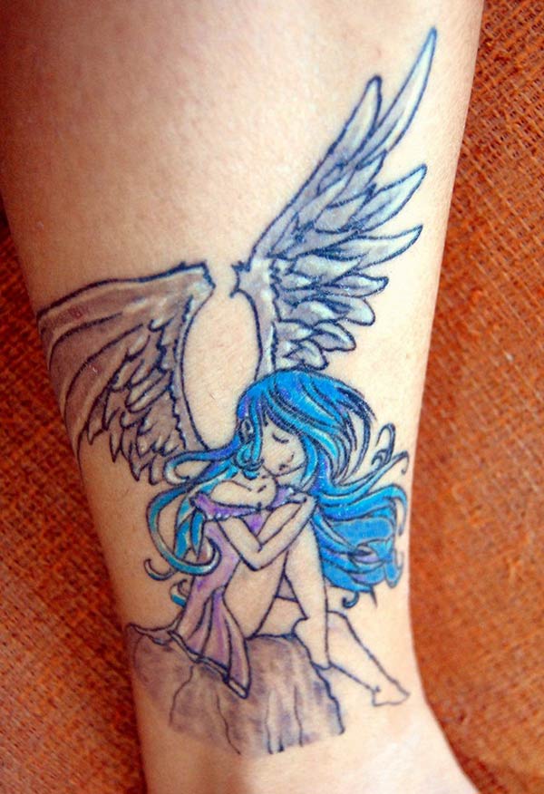 female angel tattoos