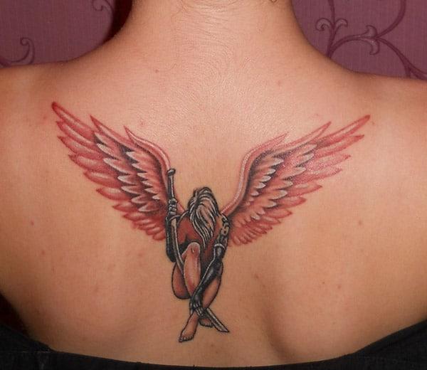 angel tattoos for girls