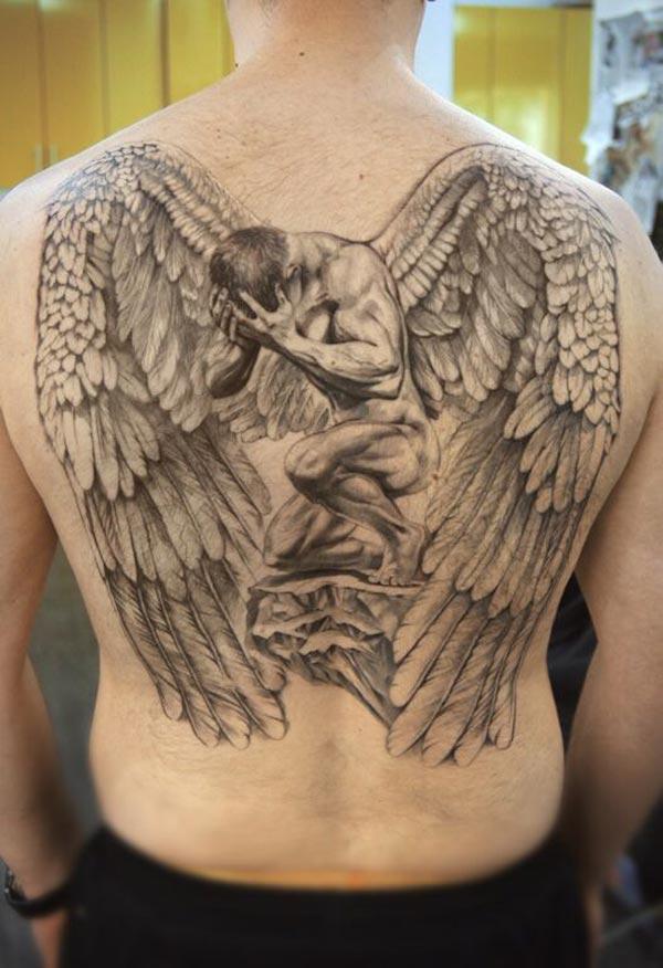 angel tattoos for men