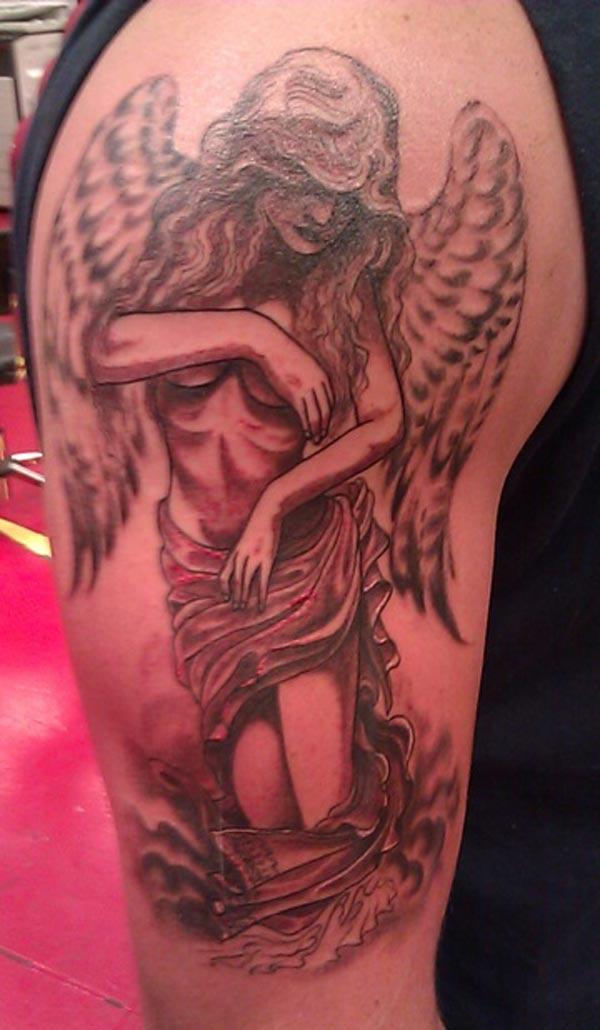 best angel tattoos