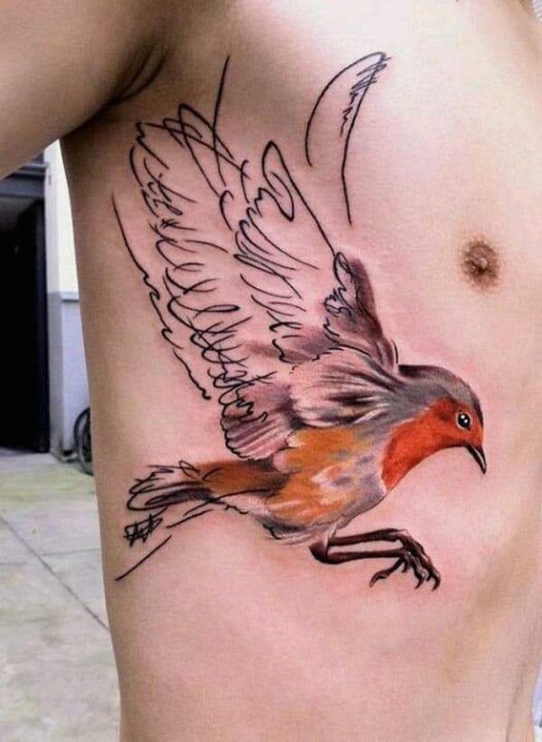 beautiful bird tattoos