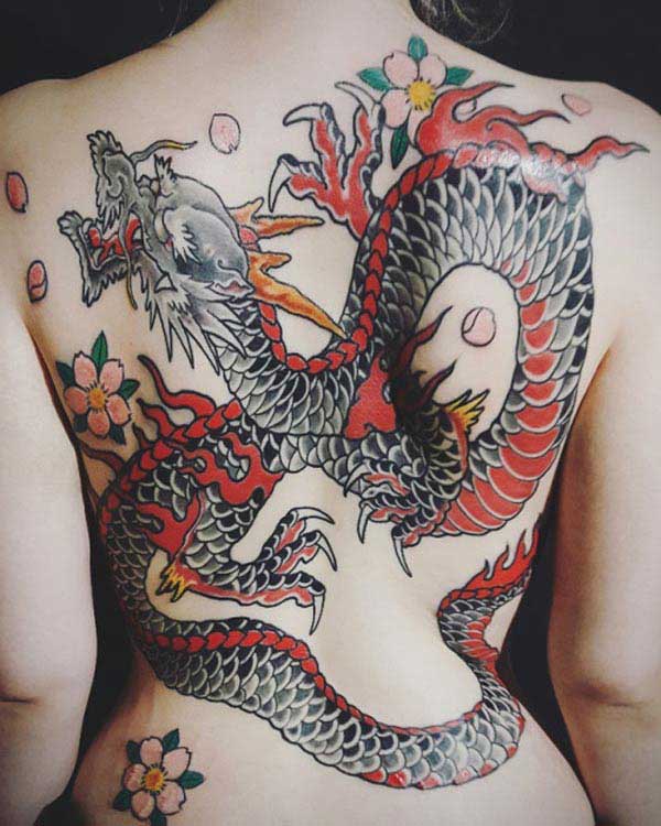 cool dragon tattoos