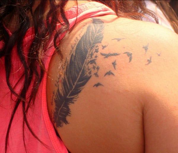 feather tattoo pic