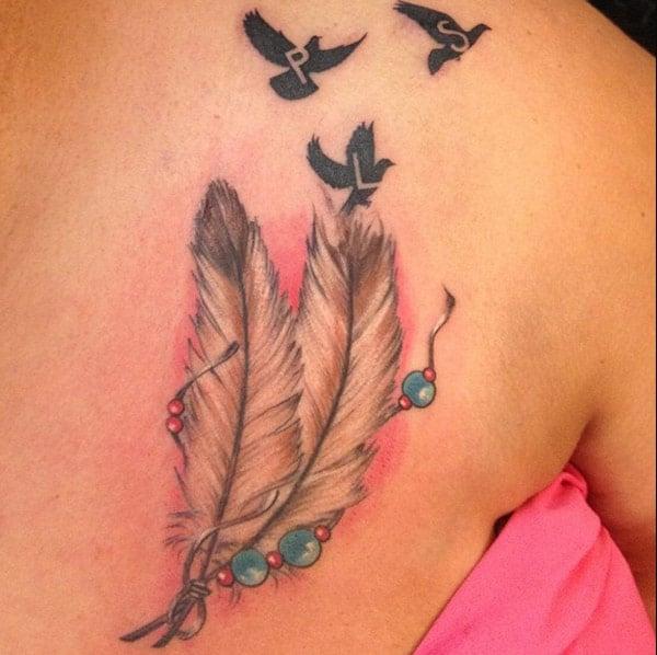 tattoos of feathers