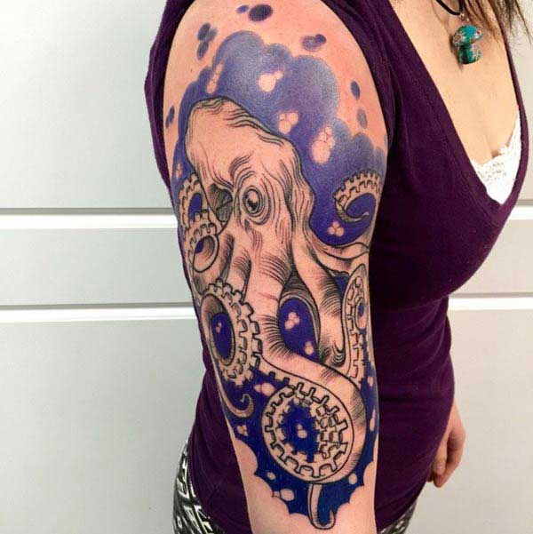 beautiful octopus tattoos