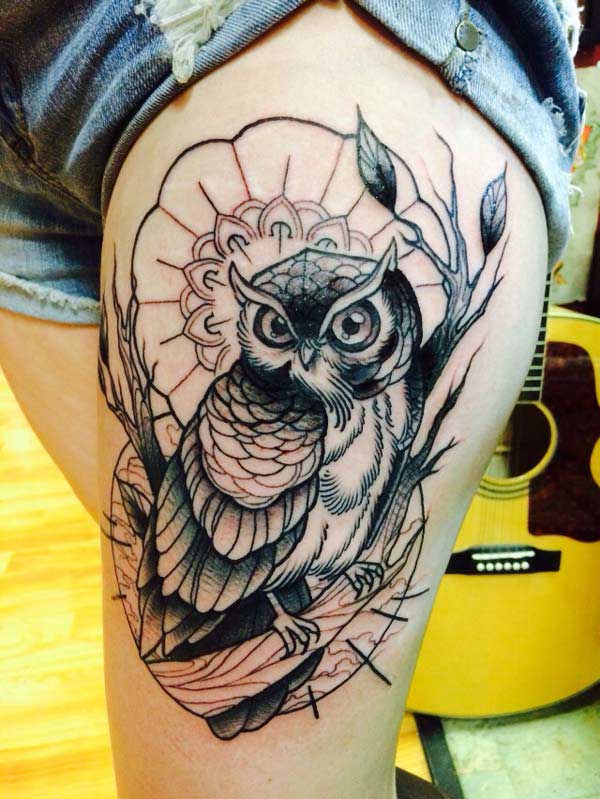 female owl tattoos