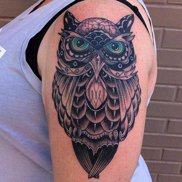 owl tattoos for women