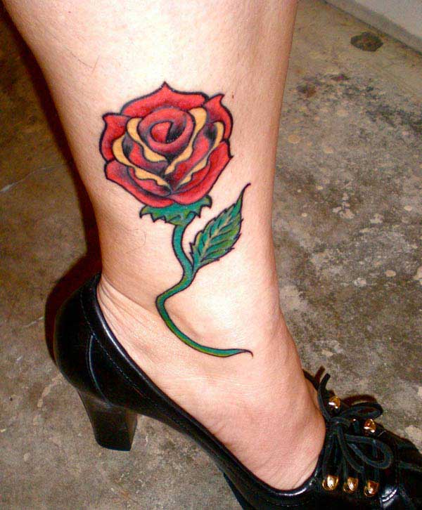 beautiful rose tattoos