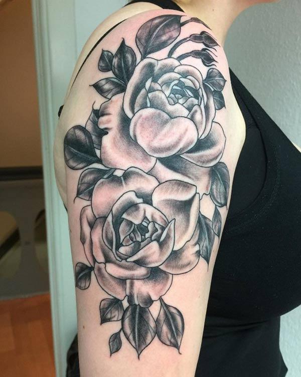 female rose tattoos