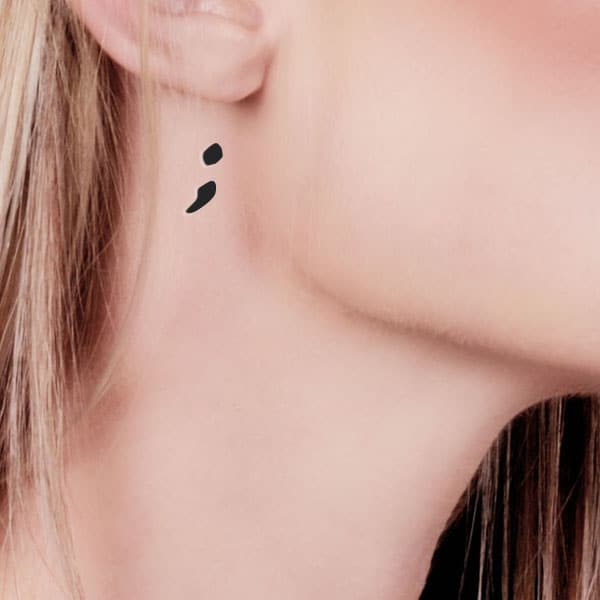 Semicolon Tattoos