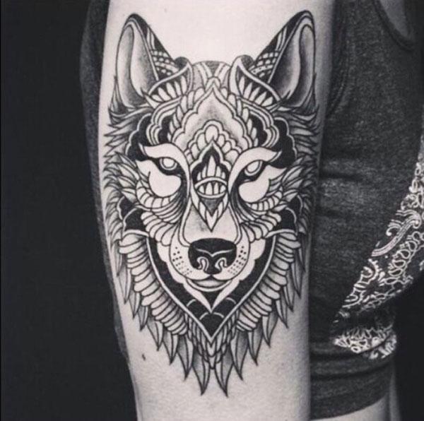 tattoo design wolf