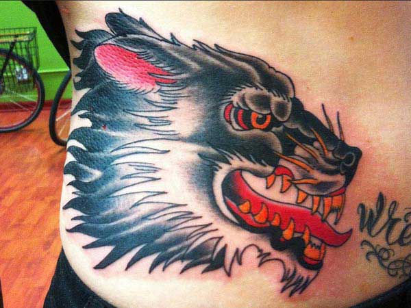 cool wolf tattoos