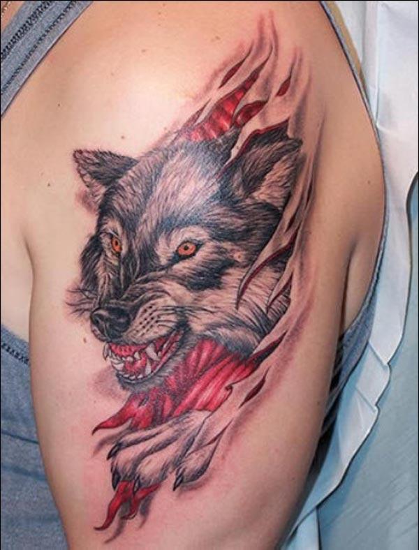 best wolf tattoos