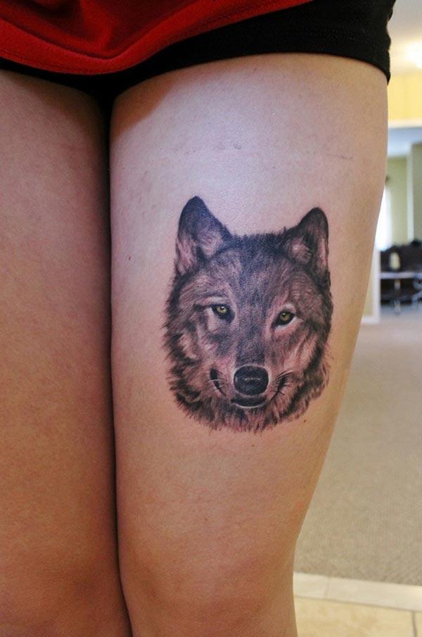 wolf girl tattoos