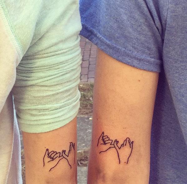 matching tattoo best friend