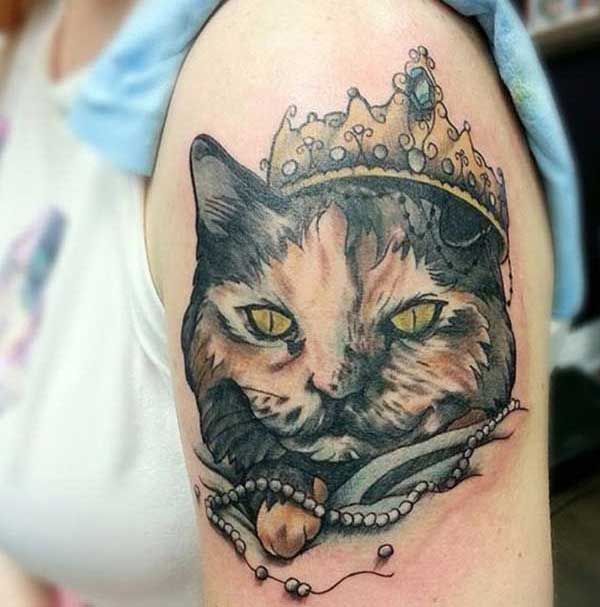 female cat tattoos