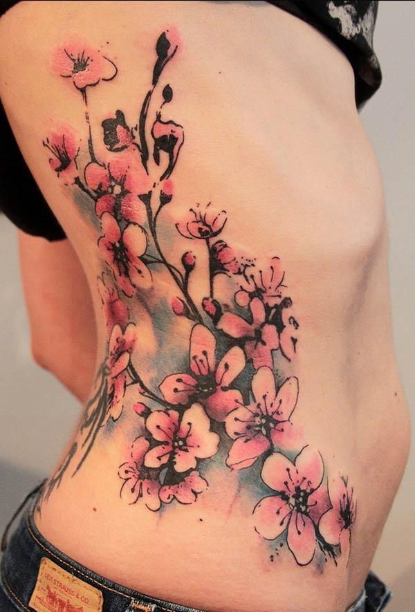 nice cherry blossom tattoos