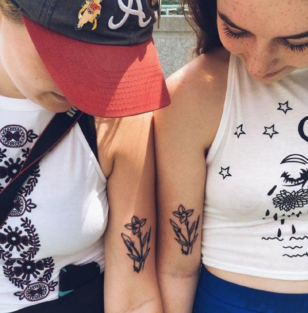 matching friendship tattoos
