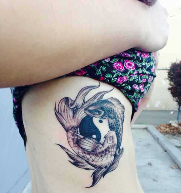 female koi fish tattoos