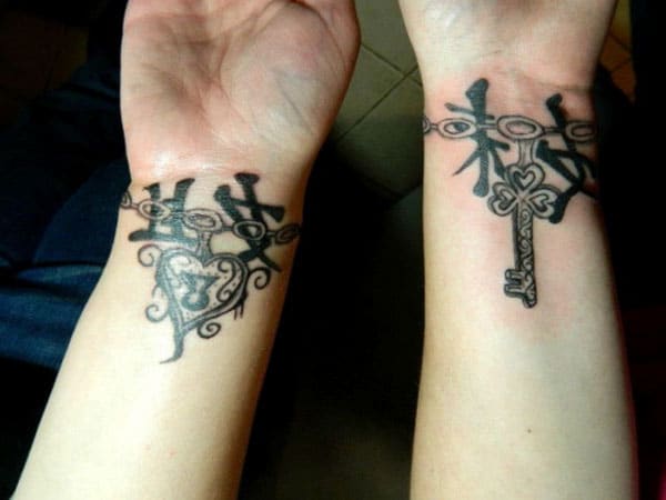 sister matching tattoos
