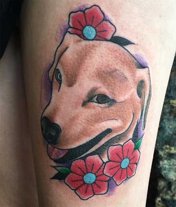 sweet dog tattoos