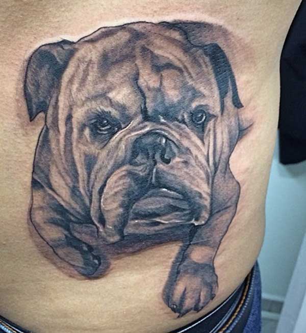 bull dog tattoos