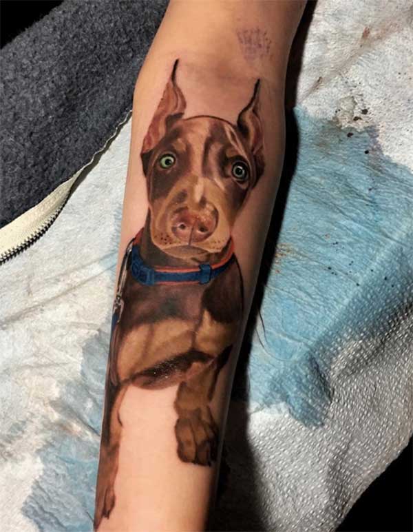 smart dog tattoos