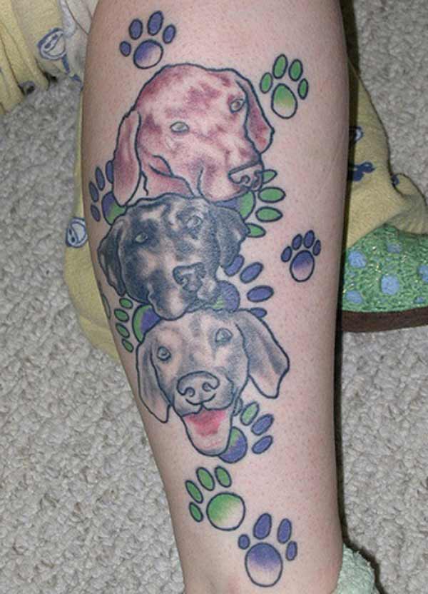 beautiful dog tattoos