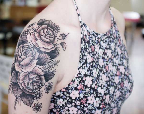 half sleeve girly tattoos