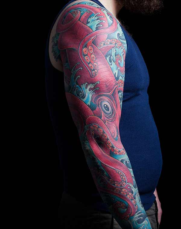 japanese octopus tattoos