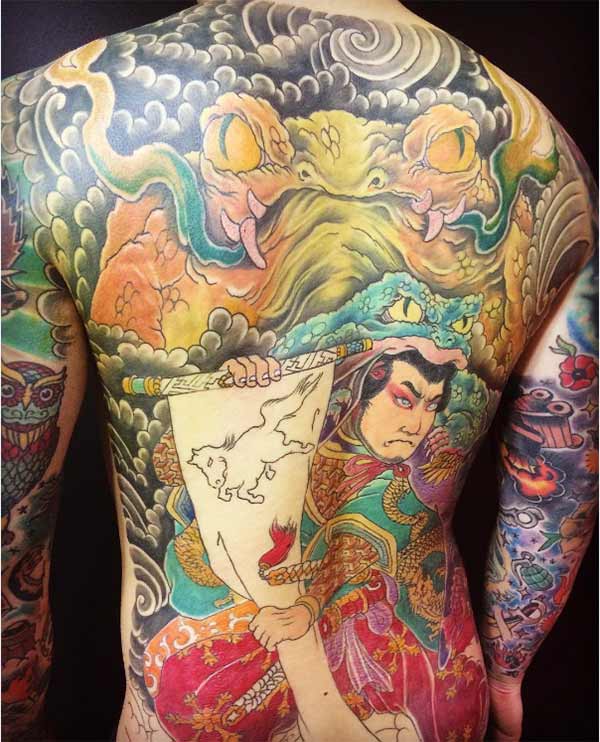 japanese back tattoos