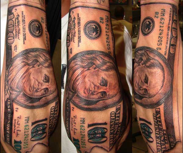 money tattoo images
