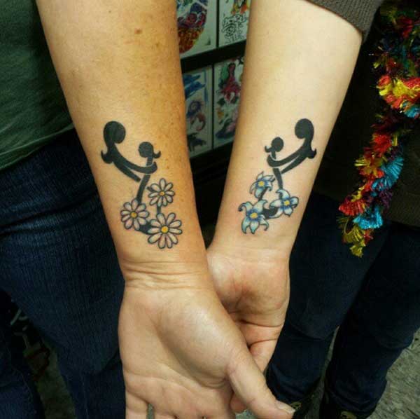 mother daughter tattoos