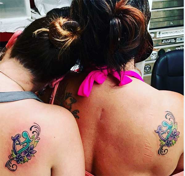 beautiful mother daughter tattoos