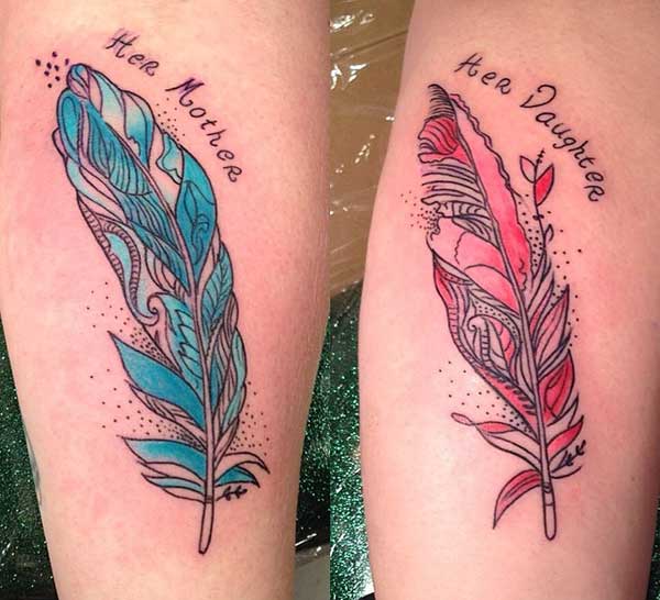 cool mother daughter tattoos