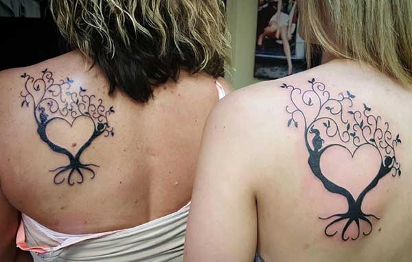 mother daughter tattoo designs