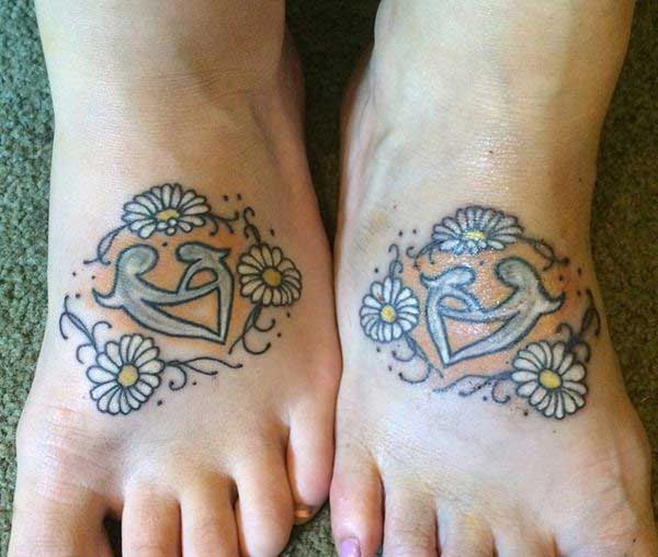 tattoo mother and daughter