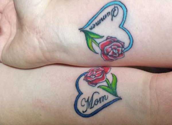 cute mother daughter tattoo ideas