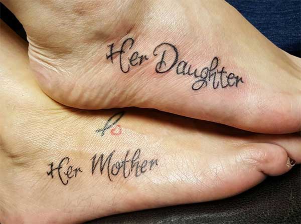 tattoo ideas mother daughter