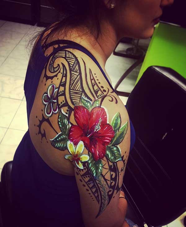 beautiful shoulder tattoos