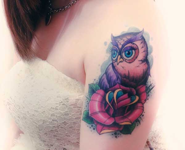 feminine shoulder tattoos