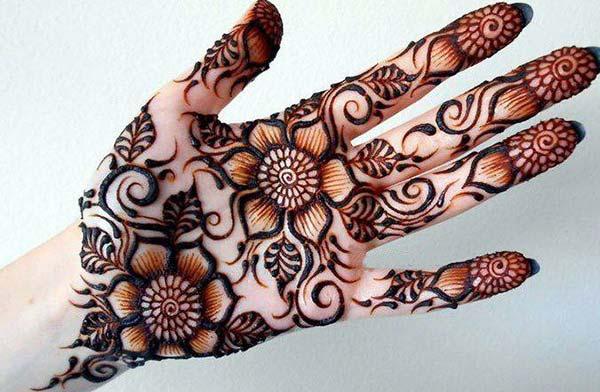 Palm Henna / Mehndi tattoo designs idea