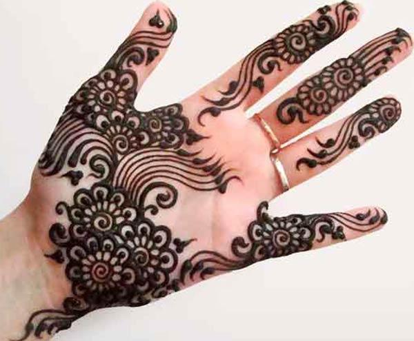 Palm Henna / Mehndi tattoo designs idea