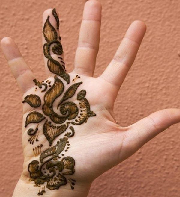 Palm Mehndi tattoo designs idea