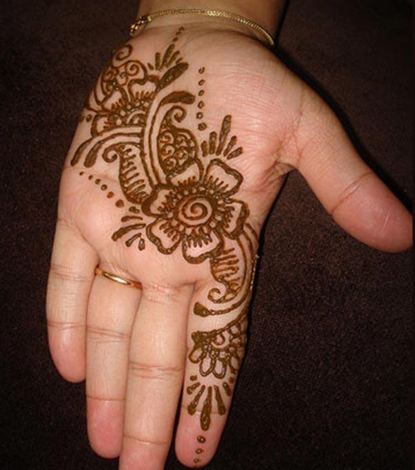 Palm Mehndi tattoo designs idea