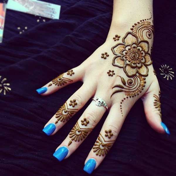 henna mehndi tatto design for hands