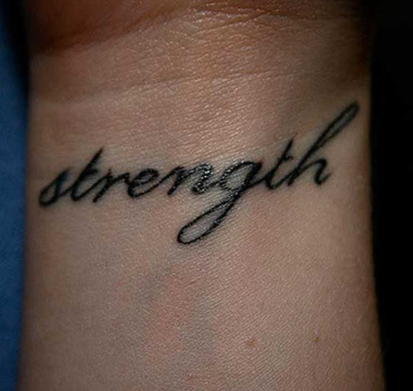 tattoo designs strength