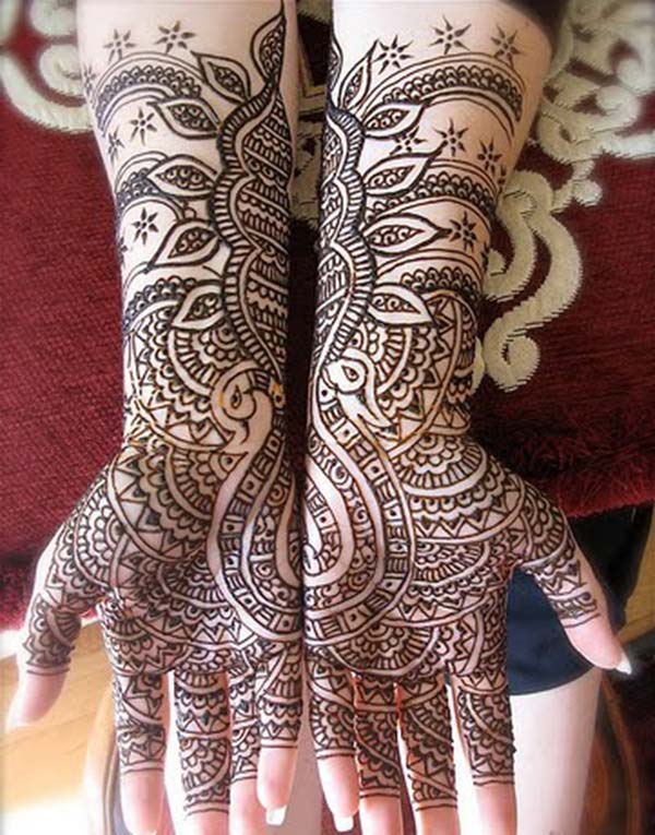 Bridal Mehndi tattoo designs idea