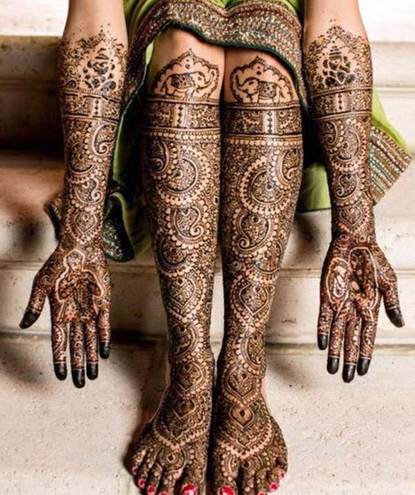 Bridal Henna / Mehndi tattoo designs idea