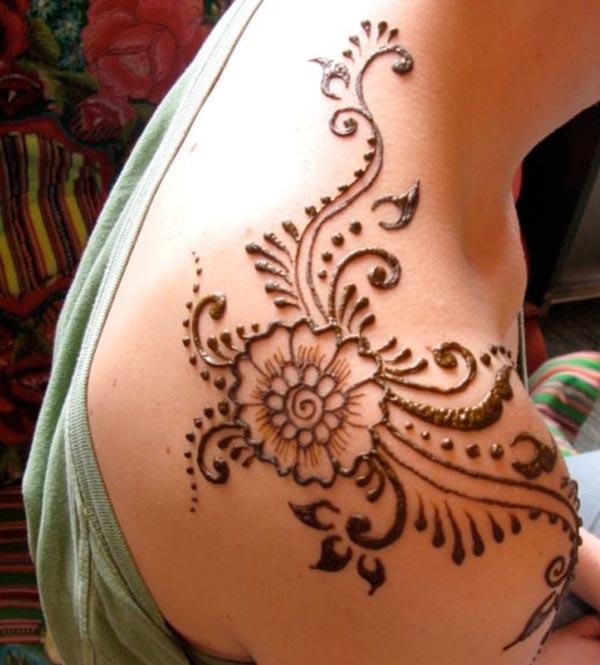 Shoulder Henna / Mehndi tattoo designs idea